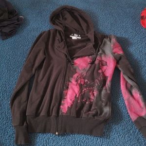 Black and Pink Abbey Dawn Sweatshirt
